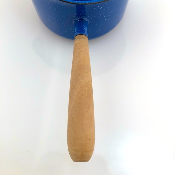 Midcentury Blue pewter pot. - Picture 5 of 7